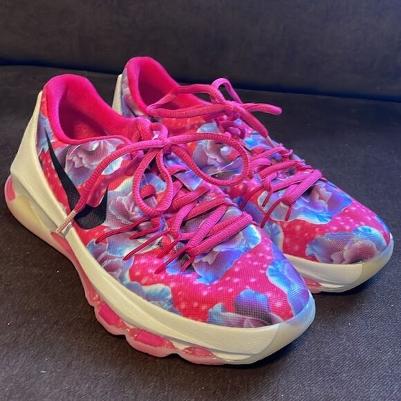 NEW KD 8 GS Aunt Pearl Womens 5.5/6.0 4 Y Pink - Picture 5 of 10